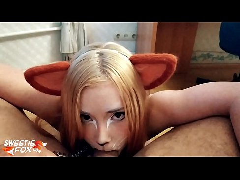 ❤️ Kitsune आफ्नो मुखमा डिक र कम निल्यो ❤❌ सेक्स